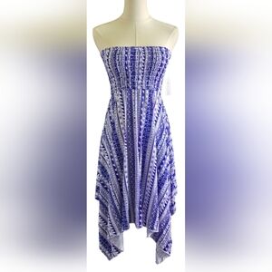 FC Blue Strapless/Halter Dress